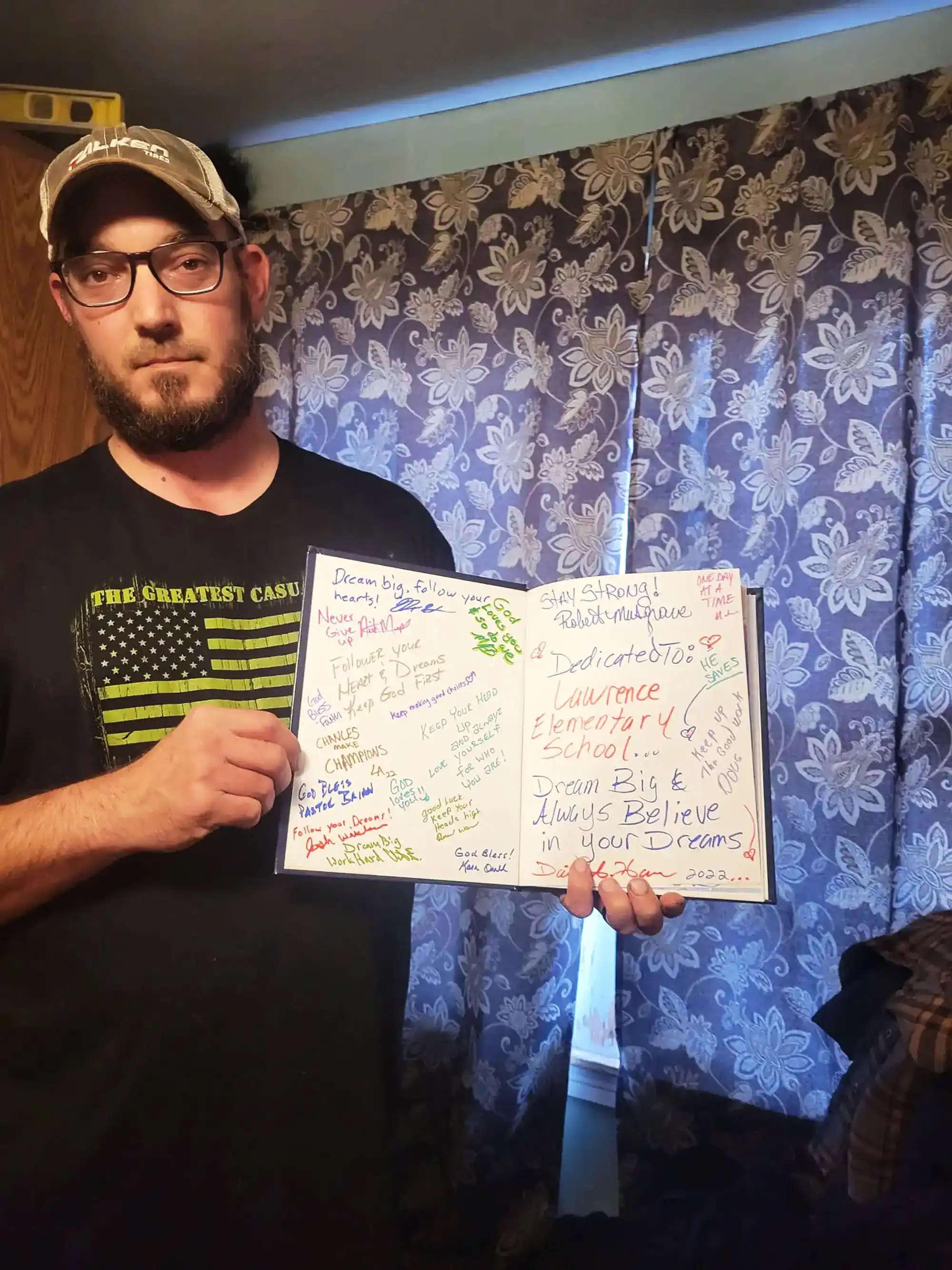 Author David Haave sends his book to South Dakota to be dedicated to an Elementary school in Canton, South Dakota; promoting education for the community. -- David Haave